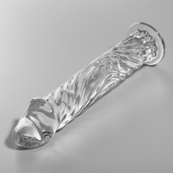 NEBULA SERIES BY IBIZA - MODÈLE 12 GODE EN VERRE BOROSILICATE CLAIR 17 CM -O- 3.5 CM-NEBULA SERIES BY IBIZA-sextoys-lingerie-bdsm-hygiène-sexshop
