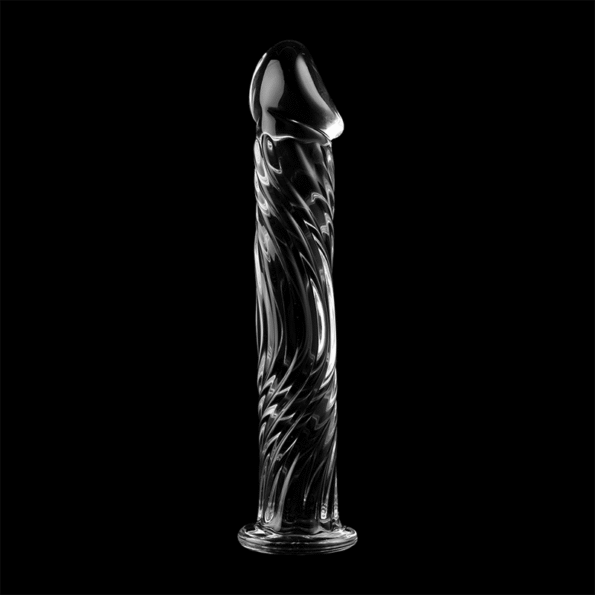 NEBULA SERIES BY IBIZA - MODÈLE 12 GODE EN VERRE BOROSILICATE CLAIR 17 CM -O- 3.5 CM-NEBULA SERIES BY IBIZA-sextoys-lingerie-bdsm-hygiène-sexshop