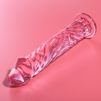 NEBULA SERIES BY IBIZA - MODÈLE 12 GODE EN VERRE BOROSILICATE ROSE 17 CM -O- 3.5 CM-NEBULA SERIES BY IBIZA-sextoys-lingerie-bdsm-hygiène-sexshop