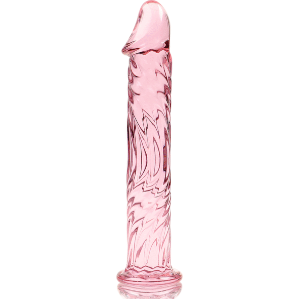 NEBULA SERIES BY IBIZA - MODÈLE 12 GODE EN VERRE BOROSILICATE ROSE 17 CM -O- 3.5 CM-NEBULA SERIES BY IBIZA-sextoys-lingerie-bdsm-hygiène-sexshop