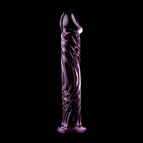 NEBULA SERIES BY IBIZA - MODÈLE 12 GODE EN VERRE BOROSILICATE ROSE 17 CM -O- 3.5 CM-NEBULA SERIES BY IBIZA-sextoys-lingerie-bdsm-hygiène-sexshop
