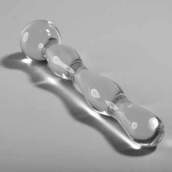 NEBULA SERIES BY IBIZA - MODÈLE 13 GODE EN VERRE BOROSILICATE CLAIR 18 CM -O- 3.5 CM-NEBULA SERIES BY IBIZA-sextoys-lingerie-bdsm-hygiène-sexshop