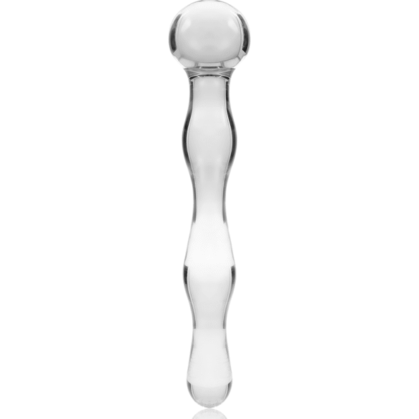 NEBULA SERIES BY IBIZA - MODÈLE 13 GODE EN VERRE BOROSILICATE CLAIR 18 CM -O- 3.5 CM-NEBULA SERIES BY IBIZA-sextoys-lingerie-bdsm-hygiène-sexshop