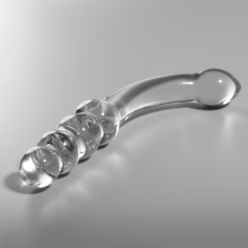NEBULA SERIES BY IBIZA - MODÈLE 14 GODE EN VERRE BOROSILICATE CLAIR 18.5 CM -O- 3 CM-NEBULA SERIES BY IBIZA-sextoys-lingerie-bdsm-hygiène-sexshop
