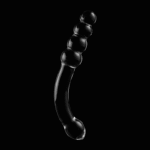 NEBULA SERIES BY IBIZA – MODÈLE 14 GODE EN VERRE BOROSILICATE CLAIR 18.5 CM -O- 3 CM