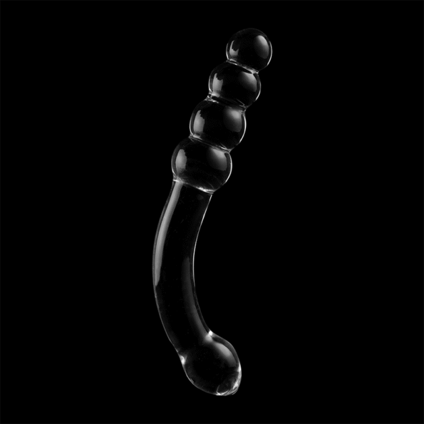 NEBULA SERIES BY IBIZA - MODÈLE 14 GODE EN VERRE BOROSILICATE CLAIR 18.5 CM -O- 3 CM-NEBULA SERIES BY IBIZA-sextoys-lingerie-bdsm-hygiène-sexshop
