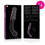 NEBULA SERIES BY IBIZA – MODÈLE 14 GODE EN VERRE BOROSILICATE ROSE 18.5 CM -O- 3 CM