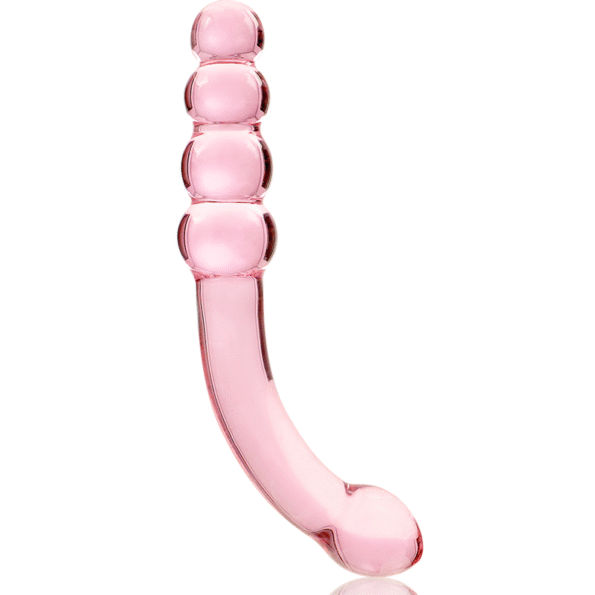 NEBULA SERIES BY IBIZA - MODÈLE 14 GODE EN VERRE BOROSILICATE ROSE 18.5 CM -O- 3 CM-NEBULA SERIES BY IBIZA-sextoys-lingerie-bdsm-hygiène-sexshop