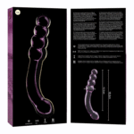 NEBULA SERIES BY IBIZA – MODÈLE 14 GODE EN VERRE BOROSILICATE ROSE 18.5 CM -O- 3 CM