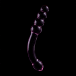 NEBULA SERIES BY IBIZA – MODÈLE 14 GODE EN VERRE BOROSILICATE ROSE 18.5 CM -O- 3 CM