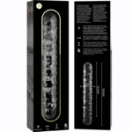 NEBULA SERIES BY IBIZA – MODÈLE 15 GODE EN VERRE BOROSILICATE CLAIR 18.5 CM -O- 3 CM