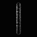 NEBULA SERIES BY IBIZA – MODÈLE 15 GODE EN VERRE BOROSILICATE CLAIR 18.5 CM -O- 3 CM