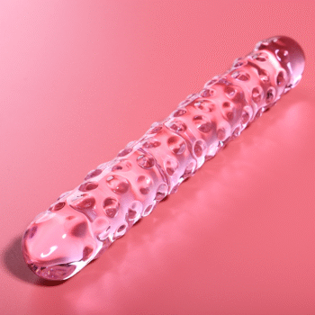 NEBULA SERIES BY IBIZA - MODÈLE 15 GODE EN VERRE BOROSILICATE ROSE 18.5 CM -O- 3 CM-NEBULA SERIES BY IBIZA-sextoys-lingerie-bdsm-hygiène-sexshop