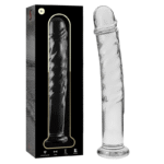 NEBULA SERIES BY IBIZA - MODÈLE 16 GODE EN VERRE BOROSILICATE CLAIR 18.5 CM -O- 3 CM-NEBULA SERIES BY IBIZA-sextoys-lingerie-bdsm-hygiène-sexshop