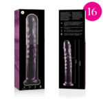 NEBULA SERIES BY IBIZA – MODÈLE 16 GODE EN VERRE BOROSILICATE ROSE 18.5 CM -O- 3 CM