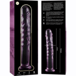 NEBULA SERIES BY IBIZA – MODÈLE 16 GODE EN VERRE BOROSILICATE ROSE 18.5 CM -O- 3 CM