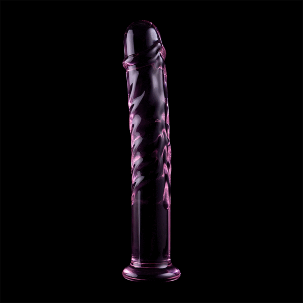 NEBULA SERIES BY IBIZA - MODÈLE 16 GODE EN VERRE BOROSILICATE ROSE 18.5 CM -O- 3 CM-NEBULA SERIES BY IBIZA-sextoys-lingerie-bdsm-hygiène-sexshop