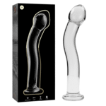 NEBULA SERIES BY IBIZA - MODÈLE 18 GODE EN VERRE BOROSILICATE CLAIR 18.5 CM -O- 3.5 CM-NEBULA SERIES BY IBIZA-sextoys-lingerie-bdsm-hygiène-sexshop