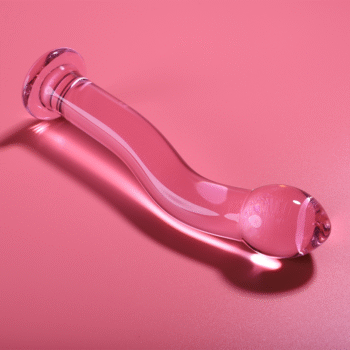 NEBULA SERIES BY IBIZA - MODÈLE 18 GODE EN VERRE BOROSILICATE ROSE 18.5 CM -O- 3.5 CM-NEBULA SERIES BY IBIZA-sextoys-lingerie-bdsm-hygiène-sexshop