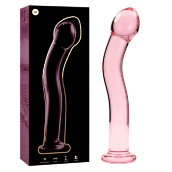NEBULA SERIES BY IBIZA - MODÈLE 18 GODE EN VERRE BOROSILICATE ROSE 18.5 CM -O- 3.5 CM-NEBULA SERIES BY IBIZA-sextoys-lingerie-bdsm-hygiène-sexshop