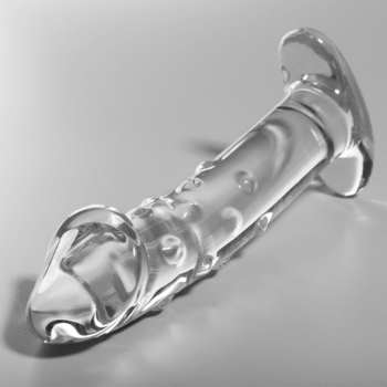 NEBULA SERIES BY IBIZA - MODÈLE 19 GODE EN VERRE BOROSILICATE CLAIR 18.5 CM -O- 4 CM-NEBULA SERIES BY IBIZA-sextoys-lingerie-bdsm-hygiène-sexshop