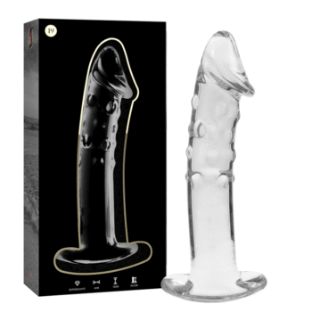 NEBULA SERIES BY IBIZA - MODÈLE 19 GODE EN VERRE BOROSILICATE CLAIR 18.5 CM -O- 4 CM-NEBULA SERIES BY IBIZA-sextoys-lingerie-bdsm-hygiène-sexshop