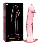 NEBULA SERIES BY IBIZA - MODÈLE 19 GODE EN VERRE BOROSILICATE ROSE 18.5 CM -O- 4 CM-NEBULA SERIES BY IBIZA-sextoys-lingerie-bdsm-hygiène-sexshop
