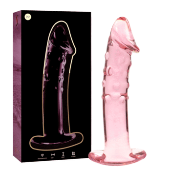NEBULA SERIES BY IBIZA - MODÈLE 19 GODE EN VERRE BOROSILICATE ROSE 18.5 CM -O- 4 CM-NEBULA SERIES BY IBIZA-sextoys-lingerie-bdsm-hygiène-sexshop