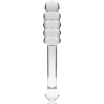 NEBULA SERIES BY IBIZA – MODÈLE 20 GODE EN VERRE BOROSILICATE CLAIR 20.5 CM -O- 3 CM