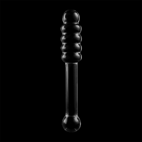 NEBULA SERIES BY IBIZA - MODÈLE 20 GODE EN VERRE BOROSILICATE CLAIR 20.5 CM -O- 3 CM-NEBULA SERIES BY IBIZA-sextoys-lingerie-bdsm-hygiène-sexshop
