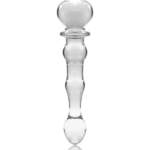 NEBULA SERIES BY IBIZA – MODÈLE 21 GODE EN VERRE BOROSILICATE CLAIR 20.5 CM -O- 3.5 CM