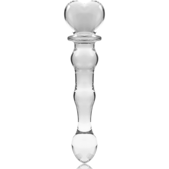 NEBULA SERIES BY IBIZA - MODÈLE 21 GODE EN VERRE BOROSILICATE CLAIR 20.5 CM -O- 3.5 CM-NEBULA SERIES BY IBIZA-sextoys-lingerie-bdsm-hygiène-sexshop