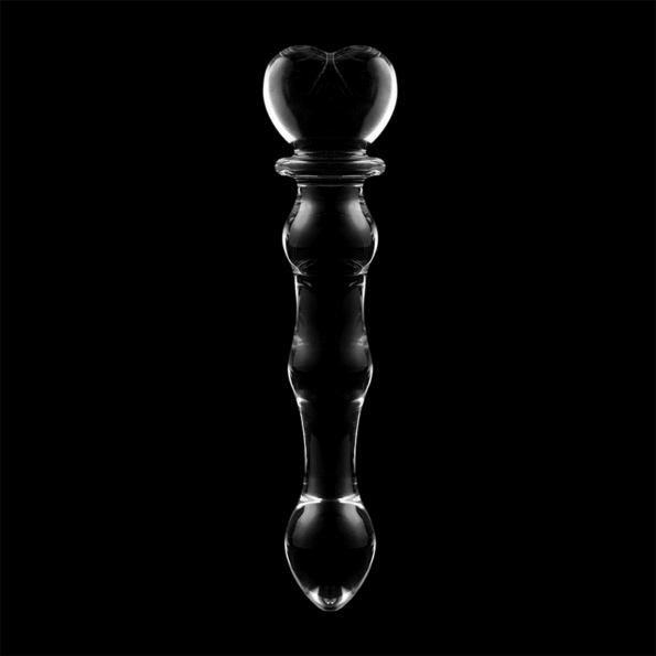 NEBULA SERIES BY IBIZA - MODÈLE 21 GODE EN VERRE BOROSILICATE CLAIR 20.5 CM -O- 3.5 CM-NEBULA SERIES BY IBIZA-sextoys-lingerie-bdsm-hygiène-sexshop