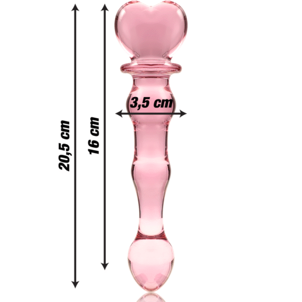 NEBULA SERIES BY IBIZA - MODÈLE 21 GODE EN VERRE BOROSILICATE ROSE 20.5 CM -O- 3.5 CM-NEBULA SERIES BY IBIZA-sextoys-lingerie-bdsm-hygiène-sexshop