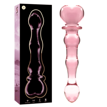 NEBULA SERIES BY IBIZA - MODÈLE 21 GODE EN VERRE BOROSILICATE ROSE 20.5 CM -O- 3.5 CM-NEBULA SERIES BY IBIZA-sextoys-lingerie-bdsm-hygiène-sexshop