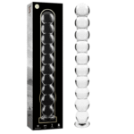 NEBULA SERIES BY IBIZA – MODÈLE 22 GODE EN VERRE BOROSILICATE CLAIR 21.5 CM -O- 2.5 CM