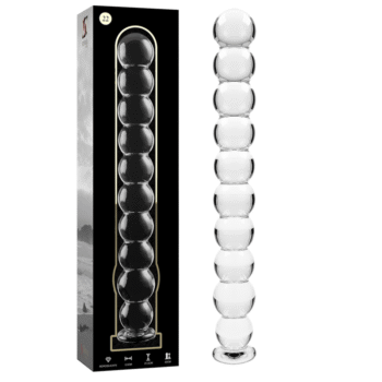 NEBULA SERIES BY IBIZA - MODÈLE 22 GODE EN VERRE BOROSILICATE CLAIR 21.5 CM -O- 2.5 CM-NEBULA SERIES BY IBIZA-sextoys-lingerie-bdsm-hygiène-sexshop