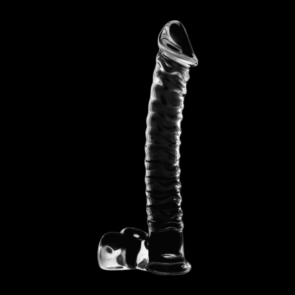 NEBULA SERIES BY IBIZA - MODÈLE 23 GODE EN VERRE BOROSILICATE CLAIR 21.5 CM -O- 4 CM-NEBULA SERIES BY IBIZA-sextoys-lingerie-bdsm-hygiène-sexshop