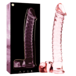 NEBULA SERIES BY IBIZA - MODÈLE 23 GODE EN VERRE BOROSILICATE ROSE 21.5 CM -O- 4 CM-NEBULA SERIES BY IBIZA-sextoys-lingerie-bdsm-hygiène-sexshop