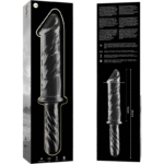 NEBULA SERIES BY IBIZA – MODÈLE 24 GODE EN VERRE BOROSILICATE CLAIR 28.5 CM -O- 5 CM