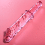 NEBULA SERIES BY IBIZA – MODÈLE 24 GODE EN VERRE BOROSILICATE ROSE 28.5 CM -O- 5 CM