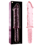 NEBULA SERIES BY IBIZA - MODÈLE 24 GODE EN VERRE BOROSILICATE ROSE 28.5 CM -O- 5 CM-NEBULA SERIES BY IBIZA-sextoys-lingerie-bdsm-hygiène-sexshop