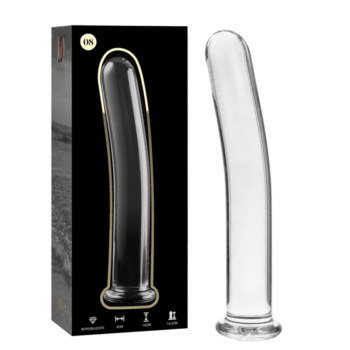 NEBULA SERIES BY IBIZA - MODÈLE 8 GODE EN VERRE BOROSILICATE CLAIR 14.5 CM -O- 2 CM-NEBULA SERIES BY IBIZA-sextoys-lingerie-bdsm-hygiène-sexshop