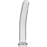 NEBULA SERIES BY IBIZA – MODÈLE 8 GODE EN VERRE BOROSILICATE CLAIR 14.5 CM -O- 2 CM
