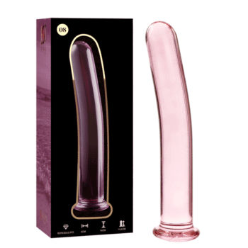 NEBULA SERIES BY IBIZA - MODÈLE 8 GODE EN VERRE BOROSILICATE ROSE 14.5 CM -O- 2 CM-NEBULA SERIES BY IBIZA-sextoys-lingerie-bdsm-hygiène-sexshop