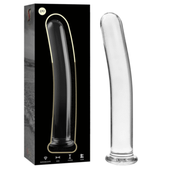 NEBULA SERIES BY IBIZA - MODÈLE 9 GODE EN VERRE BOROSILICATE CLAIR 15.5 CM -O- 2.5 CM-NEBULA SERIES BY IBIZA-sextoys-lingerie-bdsm-hygiène-sexshop