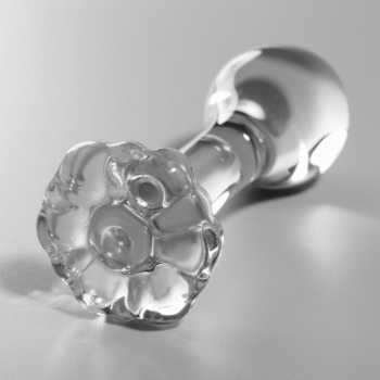 NEBULA SERIES BY IBIZA - PLUG ANAL MODÈLE 2 VERRE BOROSILICATE CLAIR 11 CM -O- 3.5 CM-NEBULA SERIES BY IBIZA-sextoys-lingerie-bdsm-hygiène-sexshop