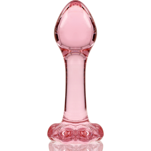 NEBULA SERIES BY IBIZA - PLUG ANAL MODÈLE 2 VERRE BOROSILICATE ROSE 11 CM -O- 3.5 CM-NEBULA SERIES BY IBIZA-sextoys-lingerie-bdsm-hygiène-sexshop
