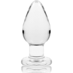 NEBULA SERIES BY IBIZA – PLUG ANAL MODÈLE 3 VERRE BOROSILICATE TRANSPARENT 11 CM -O- 5 CM
