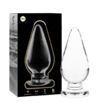 NEBULA SERIES BY IBIZA – PLUG ANAL MODÈLE 4 VERRE BOROSILICATE CLAIR 11 CM -O- 5 CM